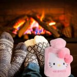 accessoire bouillotte peluche chat