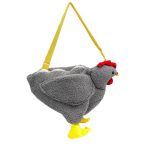 accessoire mode poule en peluche