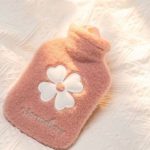 accessoire thermique peluche trèfle rose