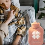 bouillotte confortable trèfle rose