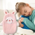 bouillotte lapin en peluche
