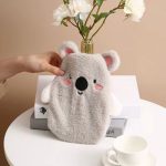 bouillotte teddy en peluche
