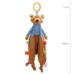 doudou en forme d'ours marron