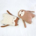 doudou paresseux marron