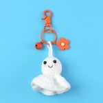doudou pieuvre crocheté blanc