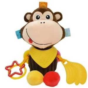 doudou singe marron