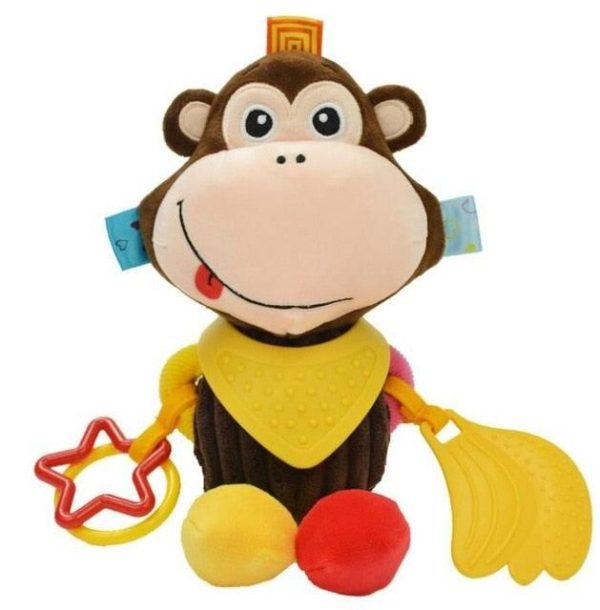 doudou singe marron