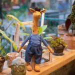 jouet peluche girafe douceur