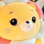 lion en peluche géante