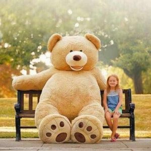 ours en peluche 2 mètres