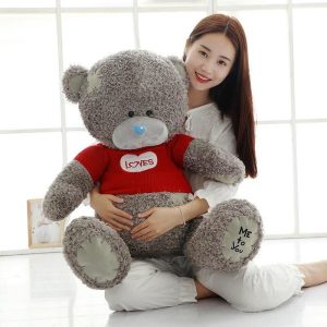 ours en peluche gris