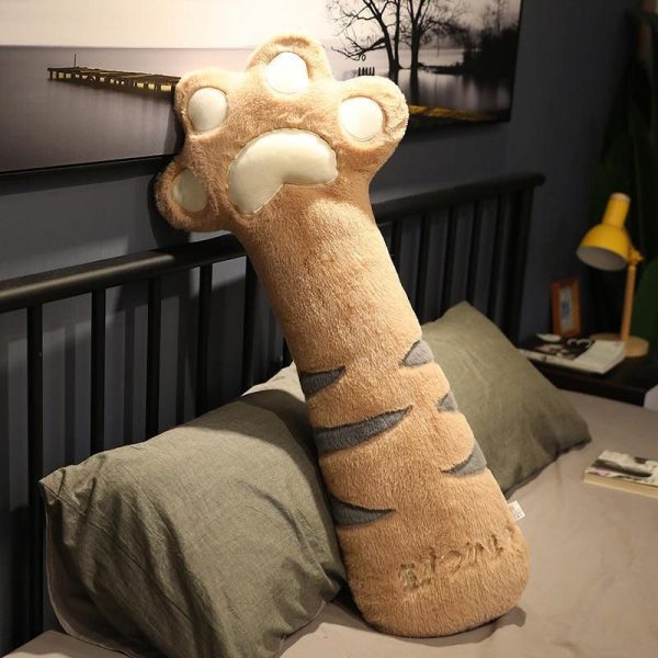peluche chat géant roux