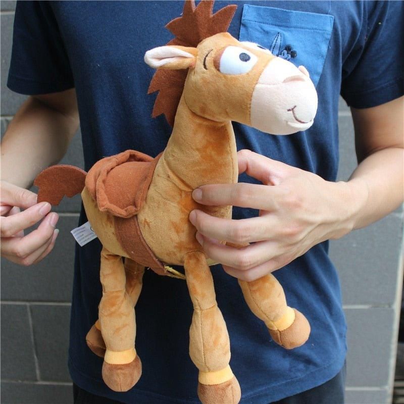 peluche cheval cowboy