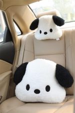 peluche chien blanc