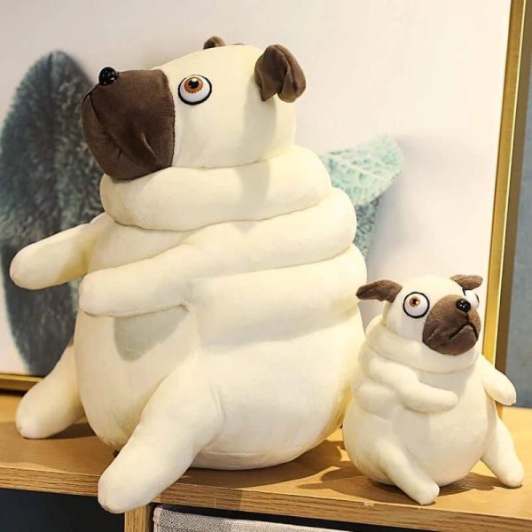 peluche chien carlin