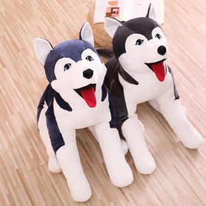peluche chien de traîneau
