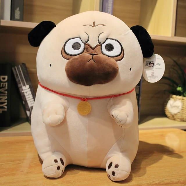 peluche chien debout