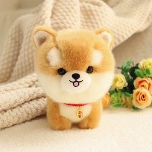 peluche chien japonais