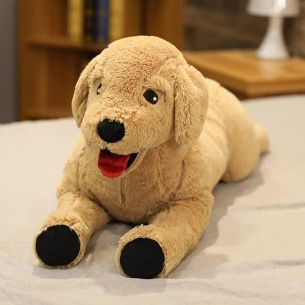 peluche chien marron