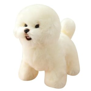 peluche chien réaliste