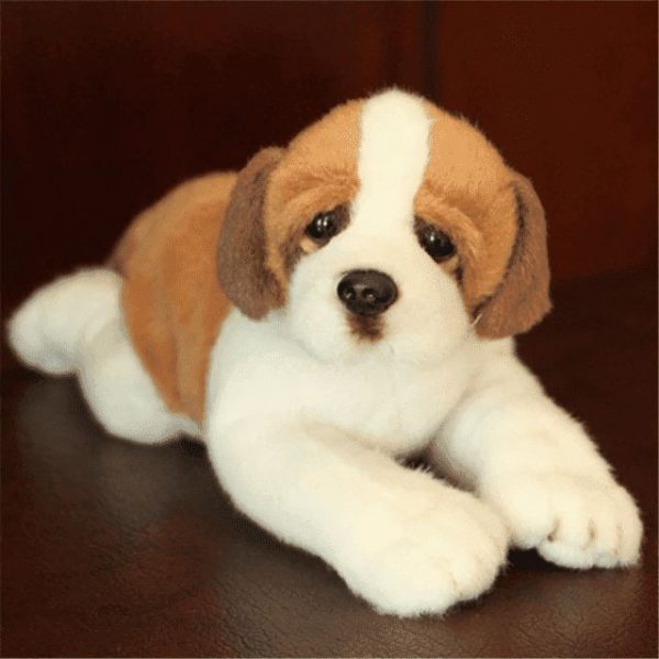peluche chien saint bernard