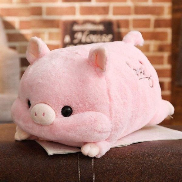 peluche cochon chauffe-mains