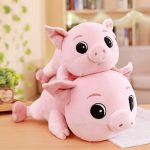 peluche cochon doux