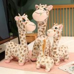 peluche douce girafe