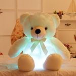peluche douce ours lumineux