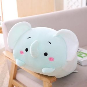 peluche éléphant coussin