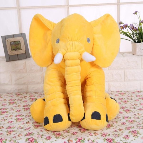 peluche éléphant jaune