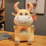 peluche en forme de taureau