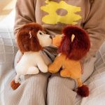 peluche enfant lion