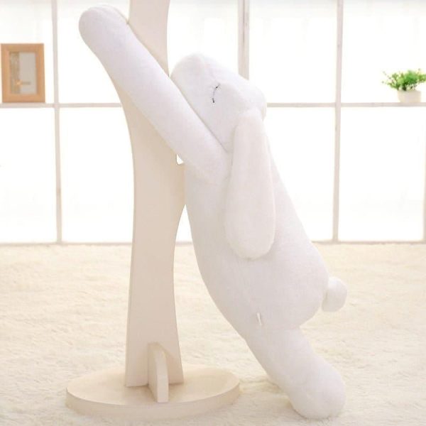 peluche géante lapin blanc