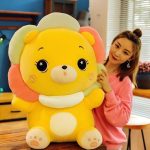 peluche géante lion mignon