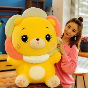 peluche géante lion mignon