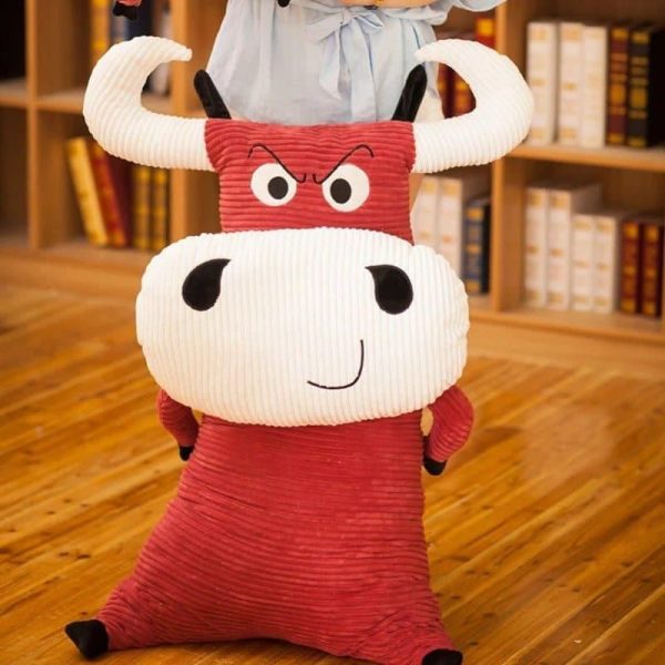 peluche géante vache rouge