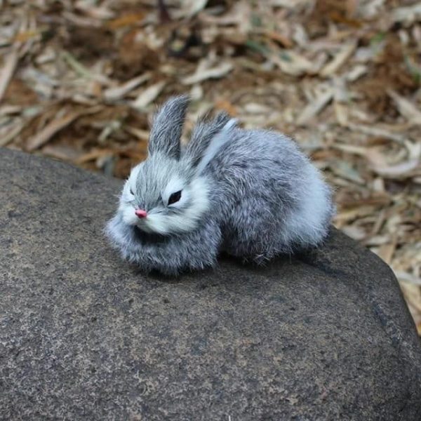 peluche lapin réaliste