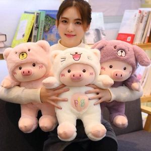 peluche les trois petits cochons