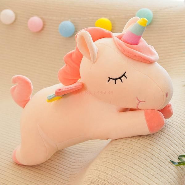 peluche licorne kawaii multicolore