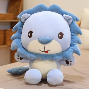 peluche lion assis