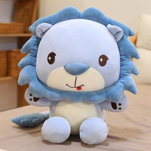 peluche lion assis