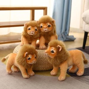 peluche lion bébé