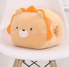 peluche lion chauffe-mains