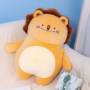 peluche lion debout