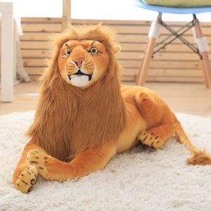 peluche lion géant