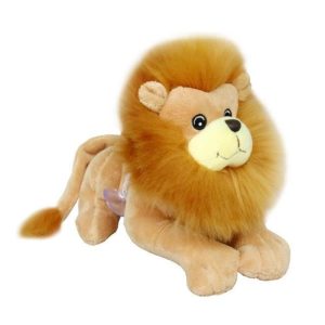 peluche lion gentil