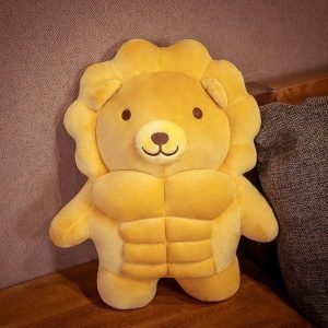peluche lion gros