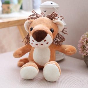 peluche lion gros yeux
