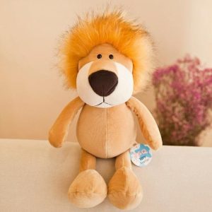 peluche lion jaune